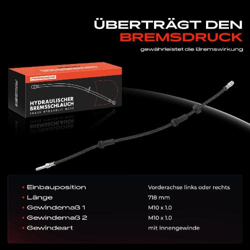 1x Bremsschlauch Bremsschläuche Vorderachse Links oder Rechts für Audi A6 4G2 4G5 A7 4GA 4GF Bild 1x Bremsschlauch Bremsschläuche Vorderachse Links oder Rechts für Audi A6 4G2 4G5 A7 4GA 4GF