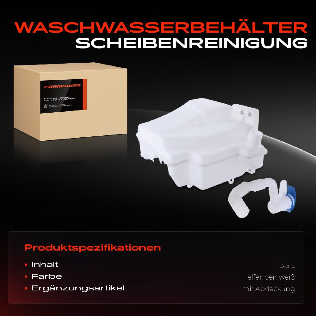 1x Waschwasserbehälter Scheibenreinigung für VW Golf V VI Touran Caddy III Audi A3 8P