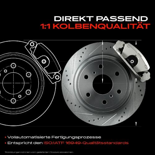 2x Bremssattel Vorderachse für Daimler 2.8 - 5.3 Coupe Jaguar XJ XJSC Convertible Bild 2x Bremssattel Vorderachse für Daimler 2.8 - 5.3 Coupe Jaguar XJ XJSC Convertible