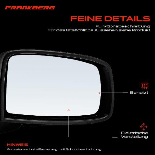 1x Außenspiegel Rechts für Fiat Panda Kasten/Schrägheck 169 2003-2013 Bild 1x Außenspiegel Rechts für Fiat Panda Kasten/Schrägheck 169 2003-2013