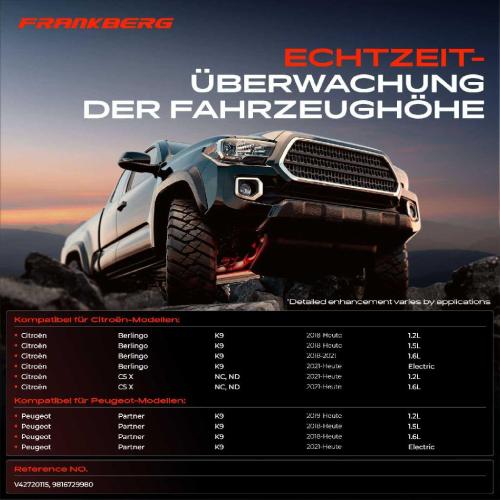 1x Höhensensor Niveauregulierung Vorne Links für Citroën Berlingo K9 C5 X NC ND Peugeot 508 II Bild 1x Höhensensor Niveauregulierung Vorne Links für Citroën Berlingo K9 C5 X NC ND Peugeot 508 II