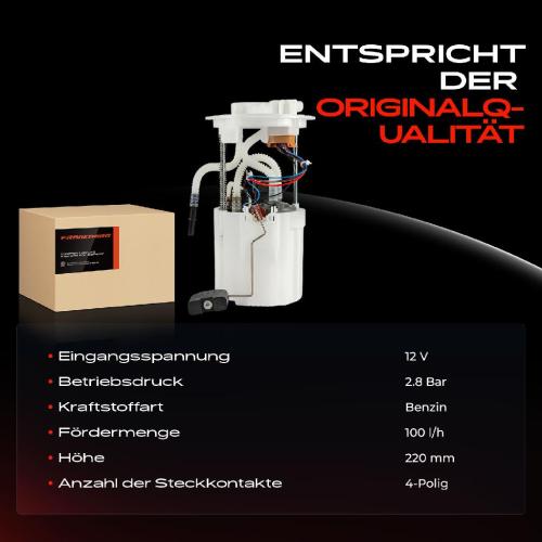 1x Kraftstoffpumpe für Smart Fortwo Cabrio 451 Fortwo Coupe 1.0L 2007-2015 Bild 1x Kraftstoffpumpe für Smart Fortwo Cabrio 451 Fortwo Coupe 1.0L 2007-2015