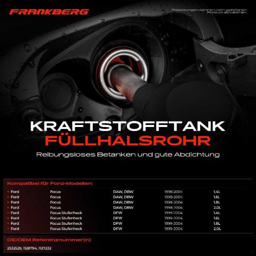 1x Kraftstoffeinfüllrohr Einfüllstutzen für Ford Focus DAW DBW Stufenheck Bild 1x Kraftstoffeinfüllrohr Einfüllstutzen für Ford Focus DAW DBW Stufenheck