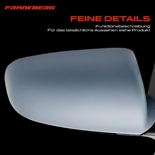 Frankberg 1x Außenspiegel Rechts für Audi A3 8P1 1.4L 1.6L 1.8L 1.9L 2.0L 3.2L 2003-2008 Bild Frankberg 1x Außenspiegel Rechts für Audi A3 8P1 1.4L 1.6L 1.8L 1.9L 2.0L 3.2L 2003-2008