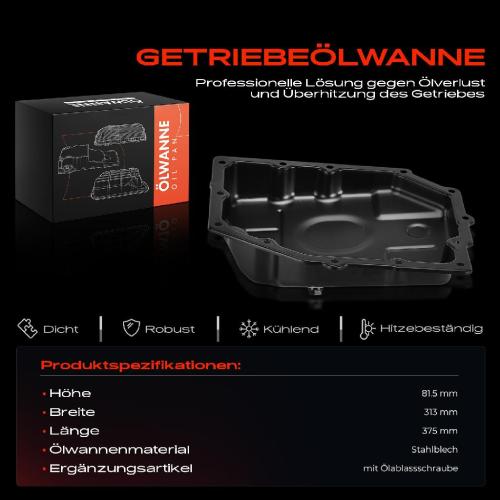 1x Ölwanne Getriebeölwanne für Chrysler 300 C Dodge Challenger Coupe Nitro Jeep Wrangler III Bild 1x Ölwanne Getriebeölwanne für Chrysler 300 C Dodge Challenger Coupe Nitro Jeep Wrangler III
