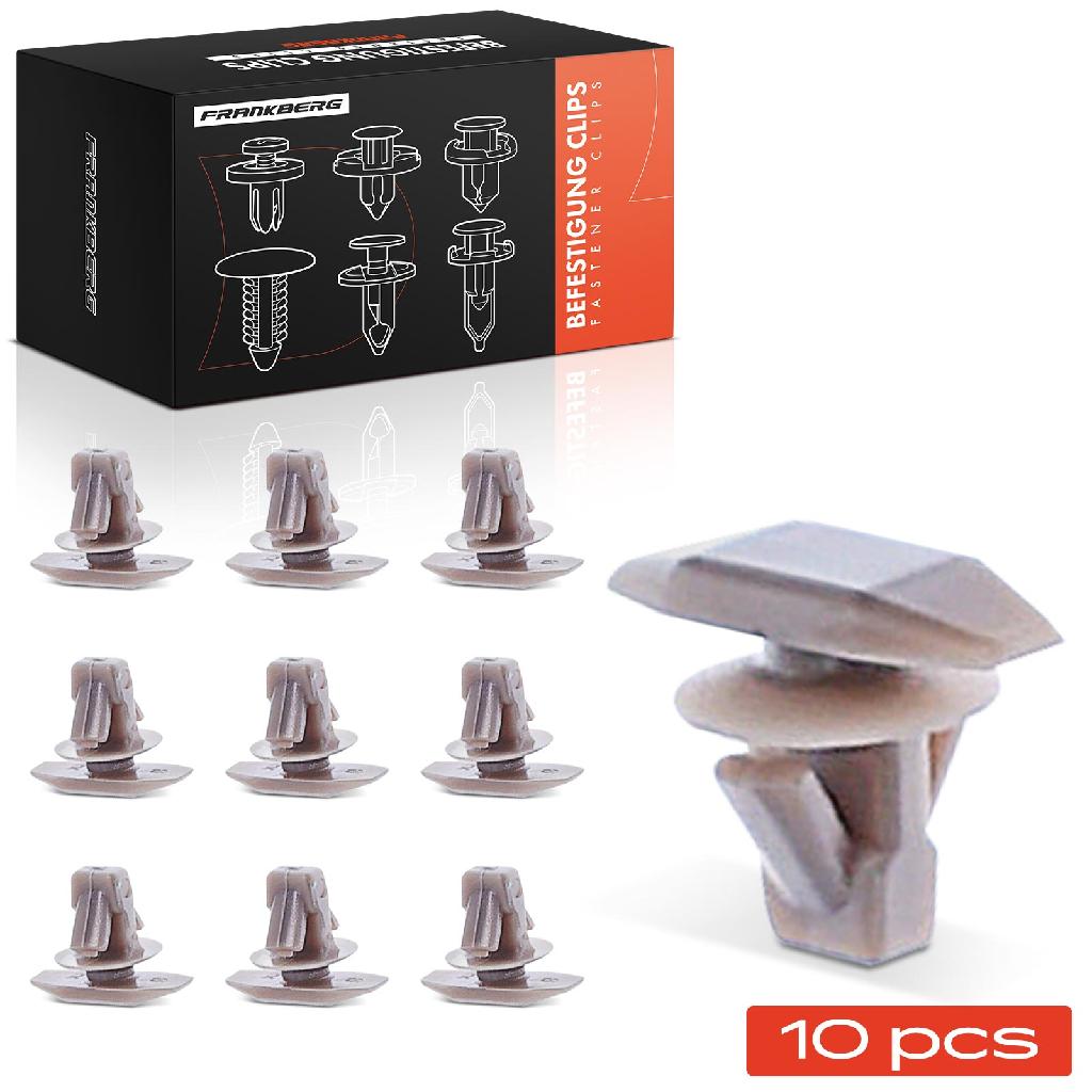 Frankberg 10x Befestigungsclips Motorhaube für Mitsubishi Galant Mazda 2 3 5 6 CX-7 CX-9