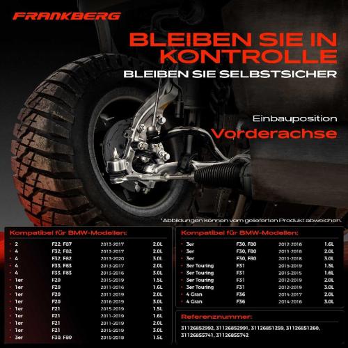 1x Querlenker Satz Vorderachse für BMW 1er F20 F20 F21 2 Coupe F22 F87 3 Gran Turismo F34 3er F30 F80 Bild 1x Querlenker Satz Vorderachse für BMW 1er F20 F20 F21 2 Coupe F22 F87 3 Gran Turismo F34 3er F30 F80