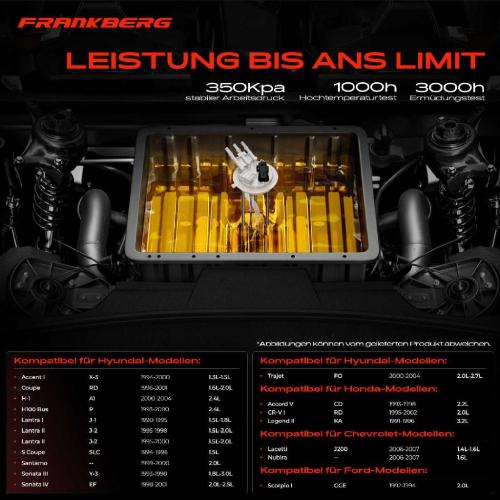 1x Kraftstoffpumpe für Chevrolet Lacetti Nubira Kombi Stufenheck Ford Scorpio I Turnier Honda Accord IV Bild 1x Kraftstoffpumpe für Chevrolet Lacetti Nubira Kombi Stufenheck Ford Scorpio I Turnier Honda Accord IV