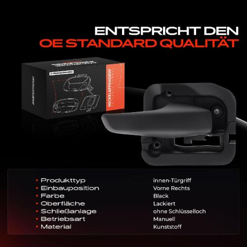 1x Türgriff Vorne Rechts innen für Smart Fortwo Coupe 451 0.8L 1.0L Bj ab 2007 Bild 1x Türgriff Vorne Rechts innen für Smart Fortwo Coupe 451 0.8L 1.0L Bj ab 2007