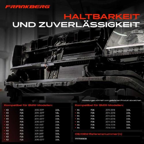 1x Lüfterhaube Vorne Links für BMW X3 F25 X4 F26 2013-2019 Bild 1x Lüfterhaube Vorne Links für BMW X3 F25 X4 F26 2013-2019