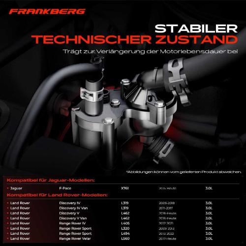 1x Thermostat Kühlmittel für Land Rover Discovery IV V Range Rover IV Sport 3.0L Bild 1x Thermostat Kühlmittel für Land Rover Discovery IV V Range Rover IV Sport 3.0L