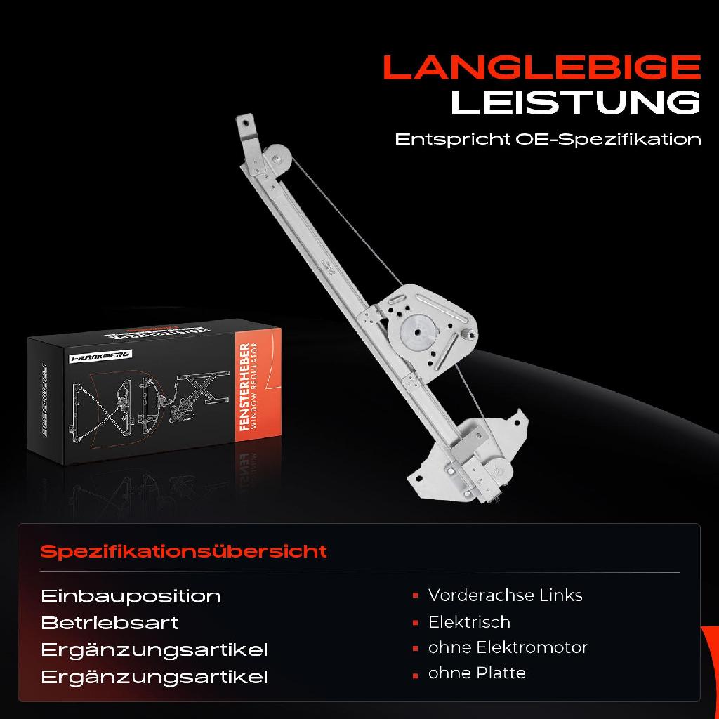 1x Fensterheber Vorne Links für Citroën C4 II B7 Schrägheck Bj ab 2009