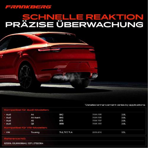 Frankberg 1x Abgastemperatursensor für VW Touareg 7L6 7L7 7LA Audi A4 8K2 A5 8T3 Q5 8RB Bild Frankberg 1x Abgastemperatursensor für VW Touareg 7L6 7L7 7LA Audi A4 8K2 A5 8T3 Q5 8RB