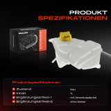 1x Ausgleichsbehälter Kühlmittelbehälter für Ford Fiesta V Fusion 1.4L 1.6L