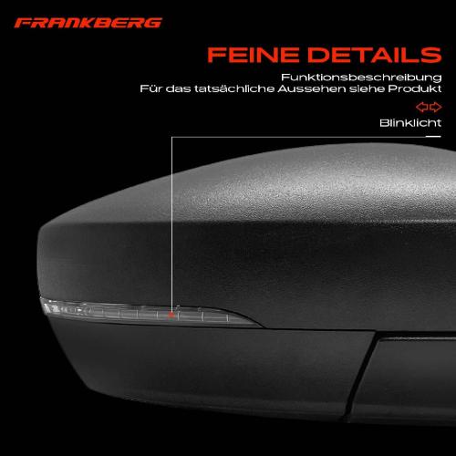 Frankberg 1x Au enspiegel Rechts f r VW Polo Van 6C1 6R1 602 604 612 614 2009-2022 Bild Frankberg 1x Au enspiegel Rechts f r VW Polo Van 6C1 6R1 602 604 612 614 2009-2022