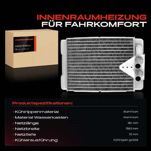 1x Wärmetauscher Innenraumheizung für Dodge Caravan Chrysler Plymouth Voyager 1983-1995 Bild 1x Wärmetauscher Innenraumheizung für Dodge Caravan Chrysler Plymouth Voyager 1983-1995