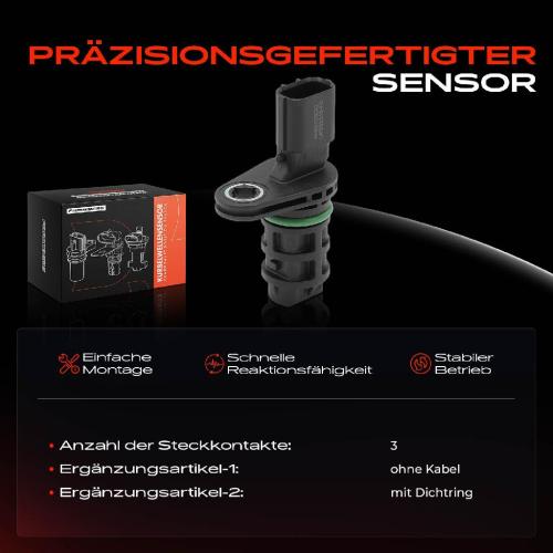 1x Kurbelwellensensor Impulsgeber für Chevrolet Captiva Cruze J300 J305 Orlando Opel Antara L07 Bild 1x Kurbelwellensensor Impulsgeber für Chevrolet Captiva Cruze J300 J305 Orlando Opel Antara L07