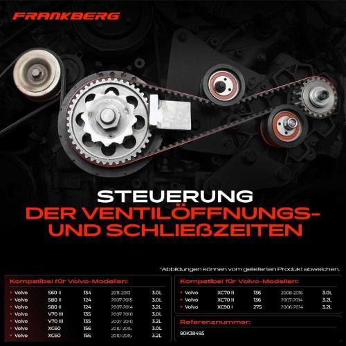 1x Keilrippenriemensatz für Volvo S60 S80 V70 XC60 XC70 3.0L 3.2L Bild 1x Keilrippenriemensatz für Volvo S60 S80 V70 XC60 XC70 3.0L 3.2L