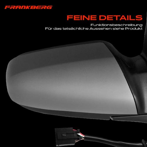 Frankberg 1x Außenspiegel Rechts für Opel Zafira B A05 1.6L 1.7L 1.8L 1.9L 2.0L 2.2L 2005-2008 Bild Frankberg 1x Außenspiegel Rechts für Opel Zafira B A05 1.6L 1.7L 1.8L 1.9L 2.0L 2.2L 2005-2008