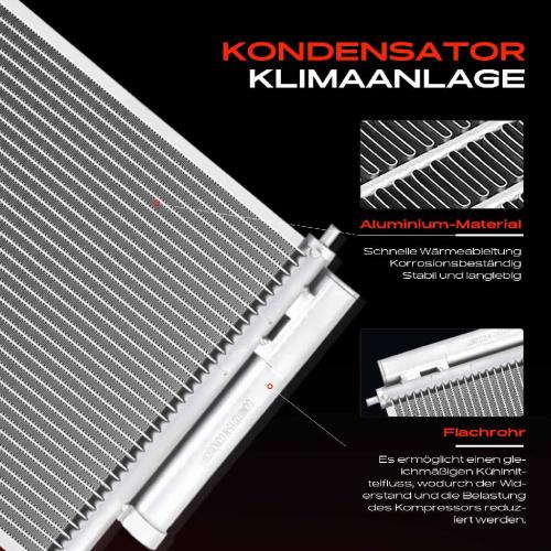 1x Kondensator Klimaanlage für Honda Jazz 2 GD GE2 GE3 1.2L-1.4L Bild 1x Kondensator Klimaanlage für Honda Jazz 2 GD GE2 GE3 1.2L-1.4L