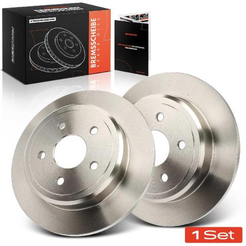 2x Bremsscheiben Hinterachse für Jeep Commander Van Grand Cherokee III XH XK 2004-2010 Bild 2x Bremsscheiben Hinterachse für Jeep Commander Van Grand Cherokee III XH XK 2004-2010