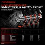 4x Zündleitungssatz Zündkabel für Daewoo Kalos Lanos Chevrolet Aveo