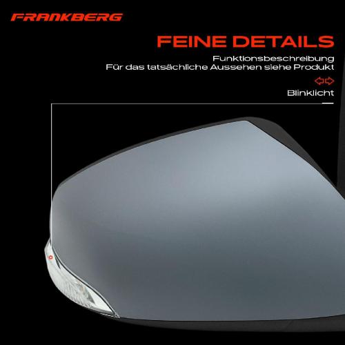 Frankberg 1x Außenspiegel Rechts für Renault Laguna III Grandtour BT0/1 KT0/1 2007-2015 Bild Frankberg 1x Außenspiegel Rechts für Renault Laguna III Grandtour BT0/1 KT0/1 2007-2015