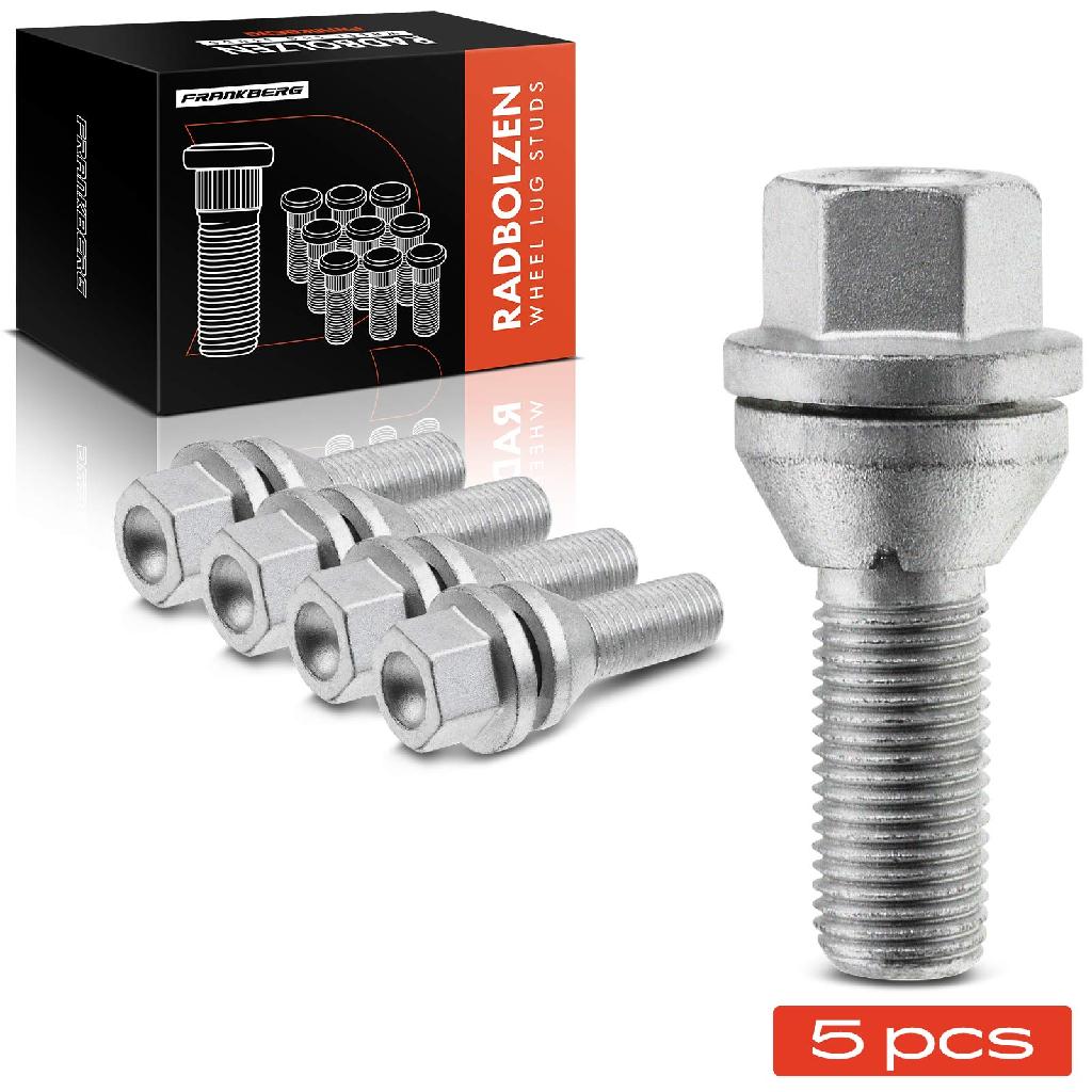 Frankberg 5x Radschraube für Volvo S60 S80 V60 V70 XC40 XC60 XC70 XC90