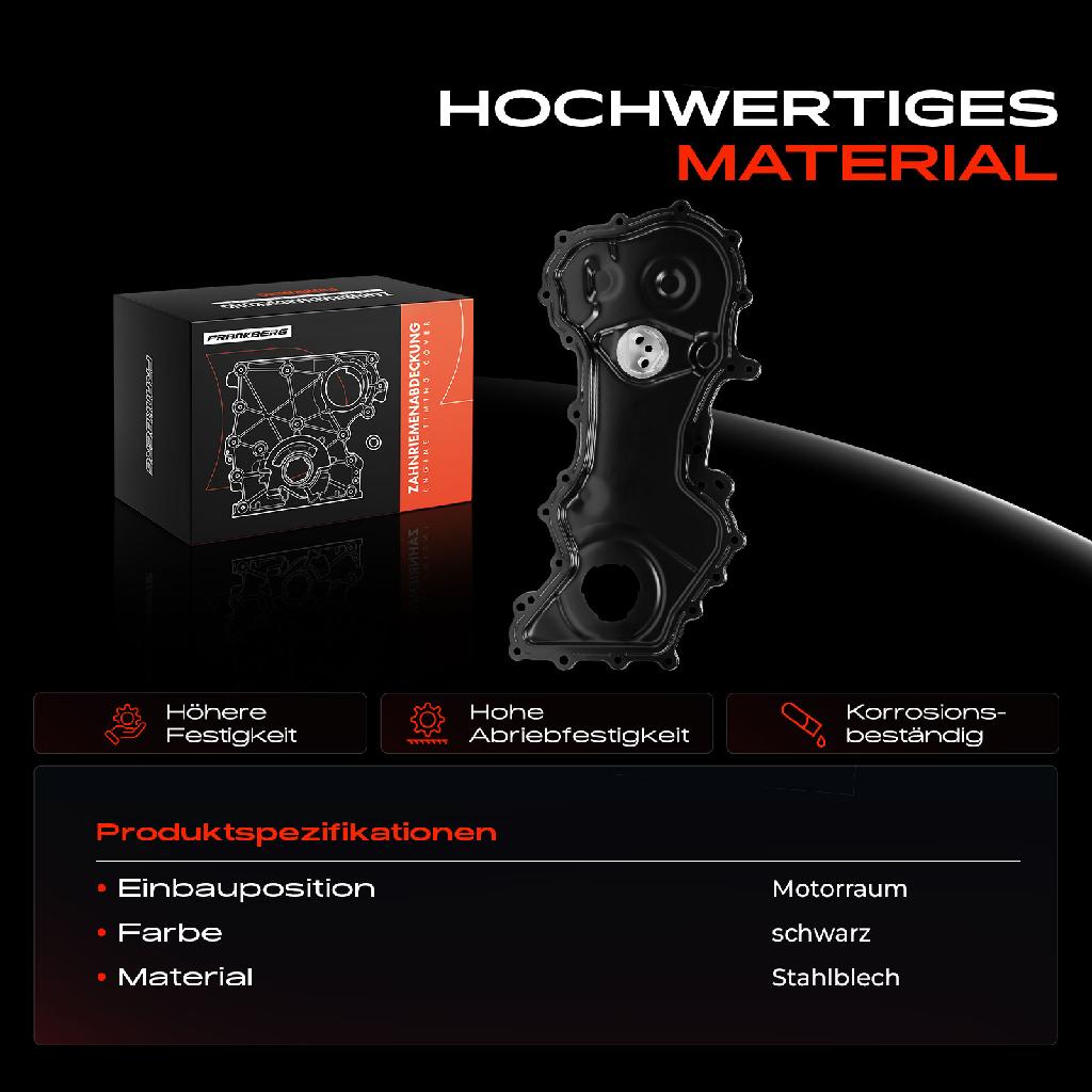 1x Steuergehäuse Abdeckung Steuerkette Deckel für Nissan NV400 Opel Movano B Renault