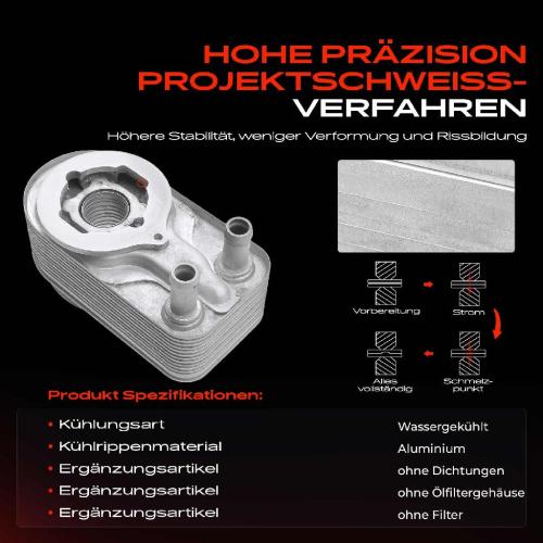 Frankberg 1x Ölkühler Motoröl für Renault Clio III BR0/1 CR0/1 KR0/1 Modus F/JP0 1.2L 2007-2021 Bild Frankberg 1x Ölkühler Motoröl für Renault Clio III BR0/1 CR0/1 KR0/1 Modus F/JP0 1.2L 2007-2021