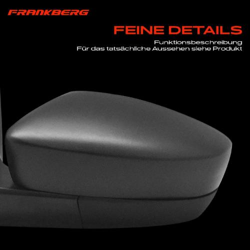 Frankberg 1x Außenspiegel Links für Seat Toledo IV KG3 Skoda Rapid NH3 NK3 NK6 NH1 2012-2015 Bild Frankberg 1x Außenspiegel Links für Seat Toledo IV KG3 Skoda Rapid NH3 NK3 NK6 NH1 2012-2015