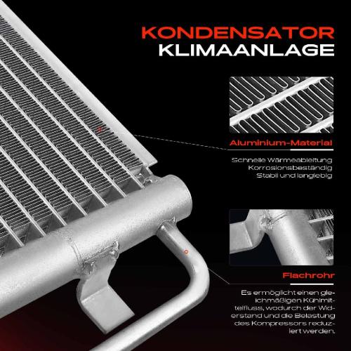 Frankberg 1x Kondensator Klimaanlage für Opel Adam Corsa D	E Fiat Punto 199 Peugeot Bipper Bild Frankberg 1x Kondensator Klimaanlage für Opel Adam Corsa D	E Fiat Punto 199 Peugeot Bipper