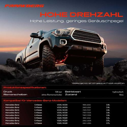 1x Servopumpe hydraulisch für Mercedes-Benz S-Klasse W220 S280 S320 S350 1998-2005 Bild 1x Servopumpe hydraulisch für Mercedes-Benz S-Klasse W220 S280 S320 S350 1998-2005