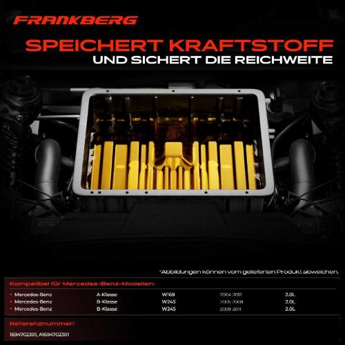 1x Kraftstofftank Kraftstoffbehälter für Mercedes-Benz W169 W245 2.0L Bild 1x Kraftstofftank Kraftstoffbehälter für Mercedes-Benz W169 W245 2.0L