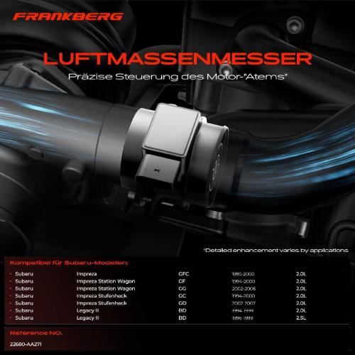 1x Luftmassenmesser für Subaru Impreza GFC Impreza Station Wagon GF GG Impreza Stufenheck GC GD Legacy II BD Bild 1x Luftmassenmesser für Subaru Impreza GFC Impreza Station Wagon GF GG Impreza Stufenheck GC GD Legacy II BD