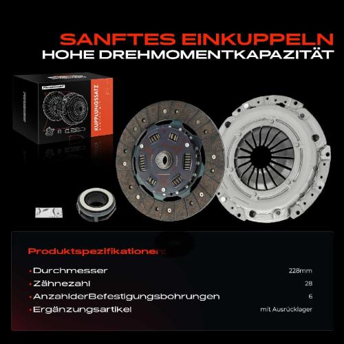 Frankberg 1x Kupplungssatz für VW Corrado 53I Golf III 1H1 Golf III Variant 1H5 Passat 35I 3A2 Passat Variant 35I 3A5 Bild Frankberg 1x Kupplungssatz für VW Corrado 53I Golf III 1H1 Golf III Variant 1H5 Passat 35I 3A2 Passat Variant 35I 3A5