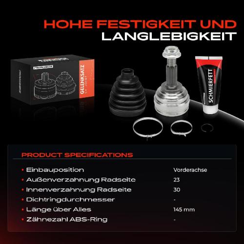 Frankberg 1x Antriebswelle Gelenksatz Vorderachse f r Renault Clio III Megane Dacia Lada Bild Frankberg 1x Antriebswelle Gelenksatz Vorderachse f r Renault Clio III Megane Dacia Lada