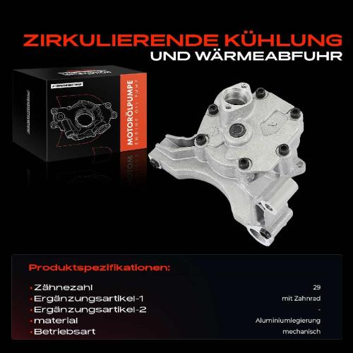 Frankberg 1x Ölpumpe für VW Golf 5 1K1 6 5K1 Jetta Audi A1 Skoda Octavia Seat Leon Bild Frankberg 1x Ölpumpe für VW Golf 5 1K1 6 5K1 Jetta Audi A1 Skoda Octavia Seat Leon