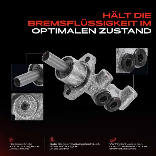 1x Hauptbremszylinder Bremszylinder für Ford Escort V VI AAL Fiesta Orion III GAL Bild 1x Hauptbremszylinder Bremszylinder für Ford Escort V VI AAL Fiesta Orion III GAL