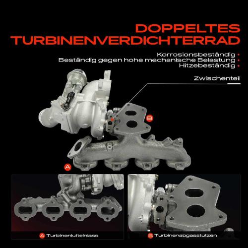 Frankberg 1x Turbolader Abgaskrümmer Einheit für Fiat Talento Bus Kasten Pritsche/Fahrgestell Nissan Opel Renault Bild Frankberg 1x Turbolader Abgaskrümmer Einheit für Fiat Talento Bus Kasten Pritsche/Fahrgestell Nissan Opel Renault