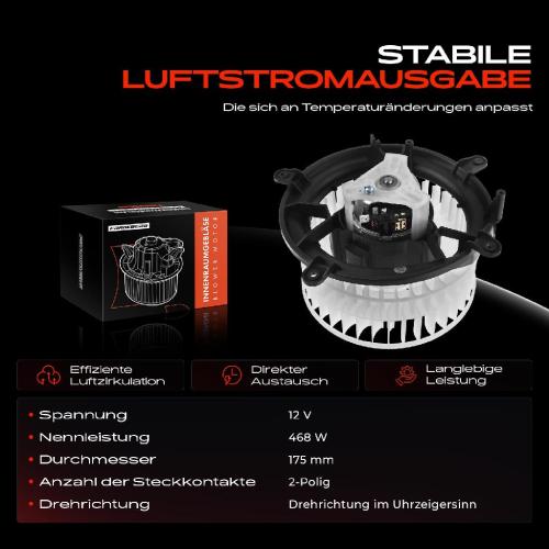 Frankberg 1x Gebläsemotor Innenraumgebläse für Mercedes-Benz E-Klasse T-Model W210 S210 Bild Frankberg 1x Gebläsemotor Innenraumgebläse für Mercedes-Benz E-Klasse T-Model W210 S210