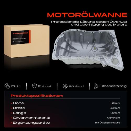 Frankberg 1x Ölwanne Motorölwanne für Renault Espace IV Scénic II Laguna II Megane Opel Vivaro 1.8L 1.9L 2.0L Bild Frankberg 1x Ölwanne Motorölwanne für Renault Espace IV Scénic II Laguna II Megane Opel Vivaro 1.8L 1.9L 2.0L