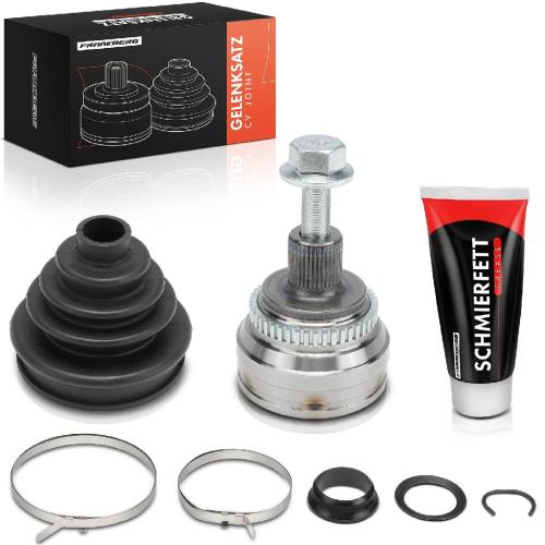 Frankberg 1x Antriebswelle Gelenksatz Vorderachse für Audi 80 8C2 8C5 90 100 A6 4A2 4A5 Coupe 8B3 Bild Frankberg 1x Antriebswelle Gelenksatz Vorderachse für Audi 80 8C2 8C5 90 100 A6 4A2 4A5 Coupe 8B3