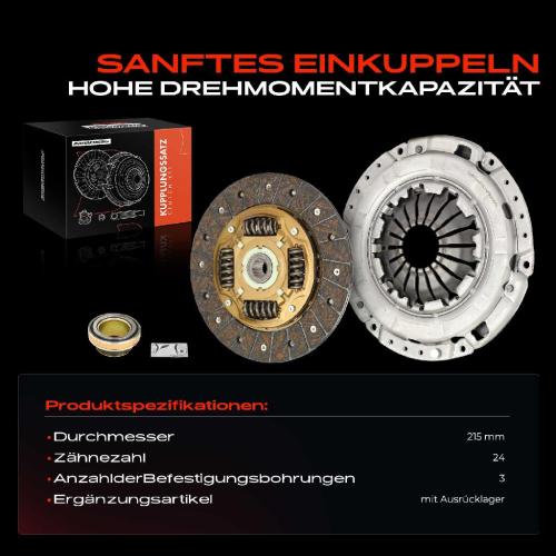 Frankberg 1x Kupplungssatz für Chevrolet Aveo/Kalos Schrägheck Stufenheck Rezzo MPV Daewoo Kalos Lanos Nubira Wagon Bild Frankberg 1x Kupplungssatz für Chevrolet Aveo/Kalos Schrägheck Stufenheck Rezzo MPV Daewoo Kalos Lanos Nubira Wagon