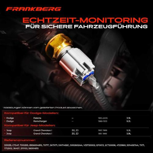 1x Kühlmitteltemperatur Sensor Temperatursensor für Jeep Grand Cherokee I Dodge Ramcharger Dakota Bild 1x Kühlmitteltemperatur Sensor Temperatursensor für Jeep Grand Cherokee I Dodge Ramcharger Dakota