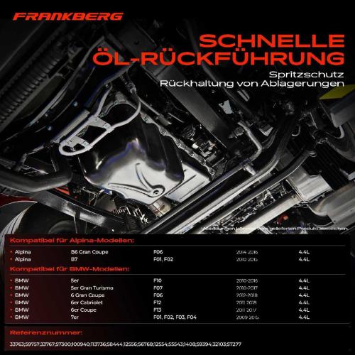 Frankberg 1x Ölwanne Motorölwanne für BMW F12 F13 F01 F02 F03 F04 F07 F10 F18 Alpina Bild Frankberg 1x Ölwanne Motorölwanne für BMW F12 F13 F01 F02 F03 F04 F07 F10 F18 Alpina