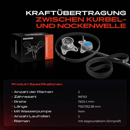 1x Zahnriemensatz Zahnriemen für Hyundai H-1 H100 Mitsubishi Pajero L 300 KIA K2500 Bild 1x Zahnriemensatz Zahnriemen für Hyundai H-1 H100 Mitsubishi Pajero L 300 KIA K2500