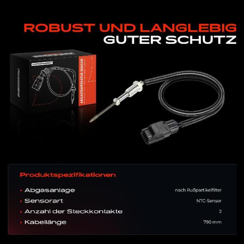 Frankberg 1x Abgastemperatursensor für Ford Kuga I II DM2 2.0L 2010-2014 Bild Frankberg 1x Abgastemperatursensor für Ford Kuga I II DM2 2.0L 2010-2014
