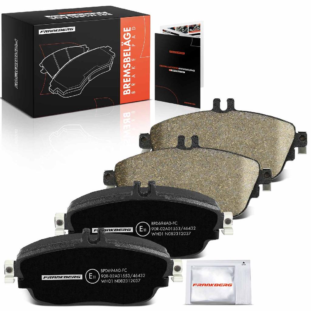 4x Bremsbeläge Vorderachse für Mercedes-Benz A-Klasse W176 W242 W246 C117 X117 X156 2011-2019