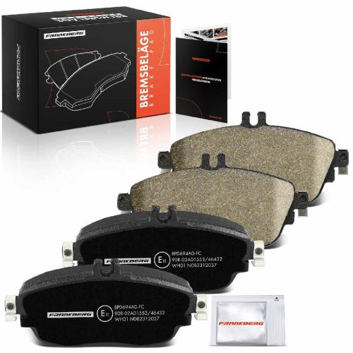 4x Bremsbeläge Vorderachse für Mercedes-Benz A-Klasse W176 W242 W246 C117 X117 X156 2011-2019 Bild 4x Bremsbeläge Vorderachse für Mercedes-Benz A-Klasse W176 W242 W246 C117 X117 X156 2011-2019